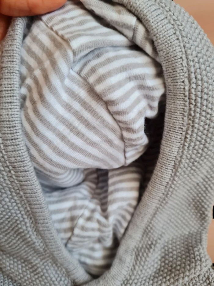 Brassière gilet sweat à capuche garçon fille - photo numéro 8