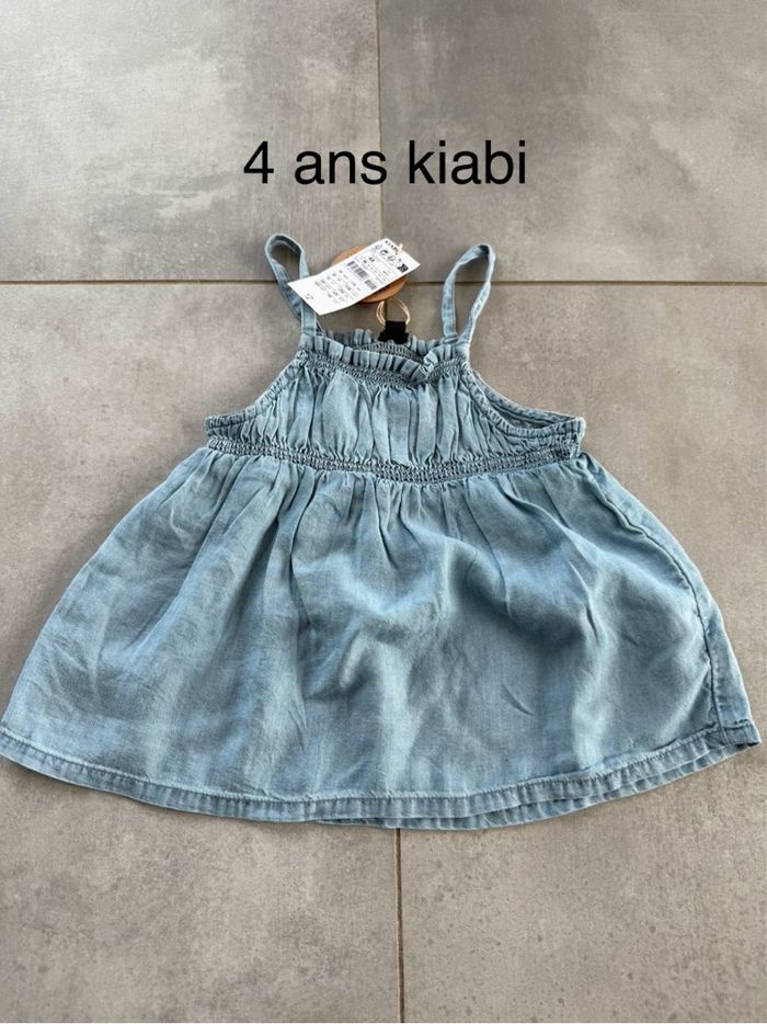 Top chemise jeans 4 ans Kiabi