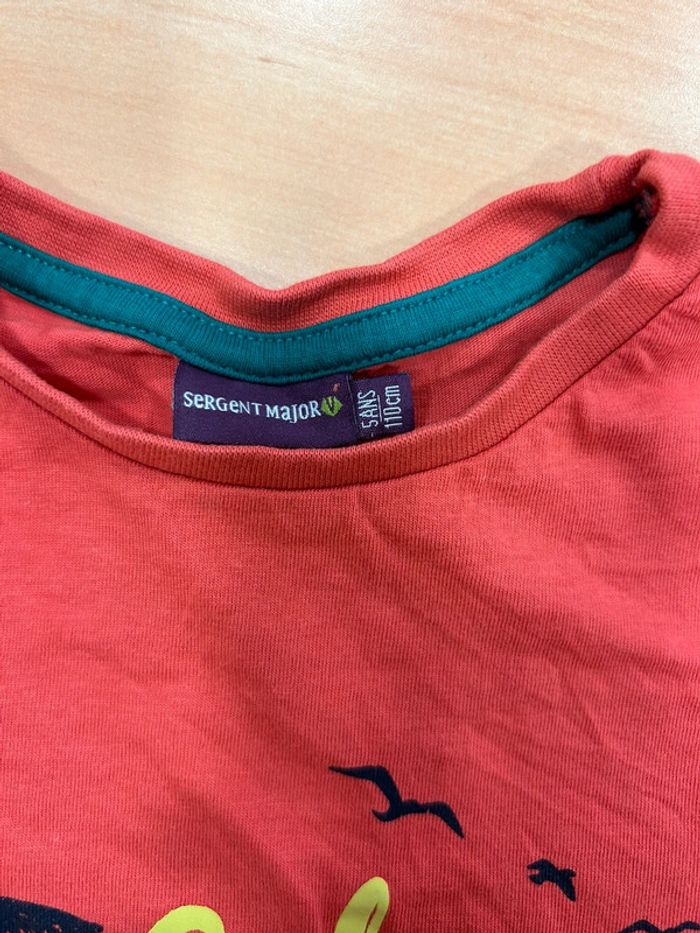 T shirt 5 ans sergent - photo numéro 3