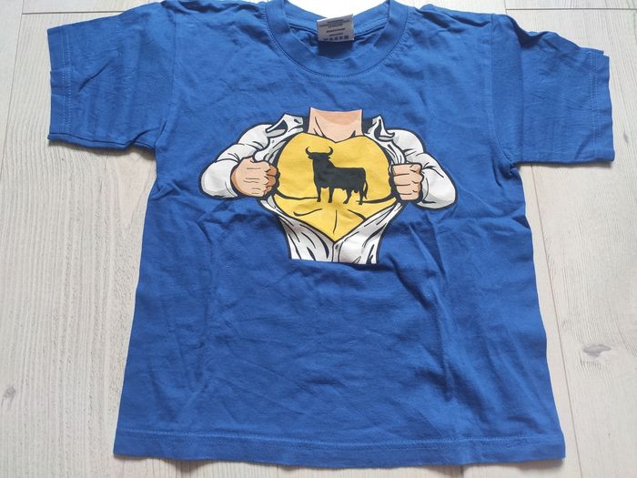 Tee shirt bleu toro 5/6 ans