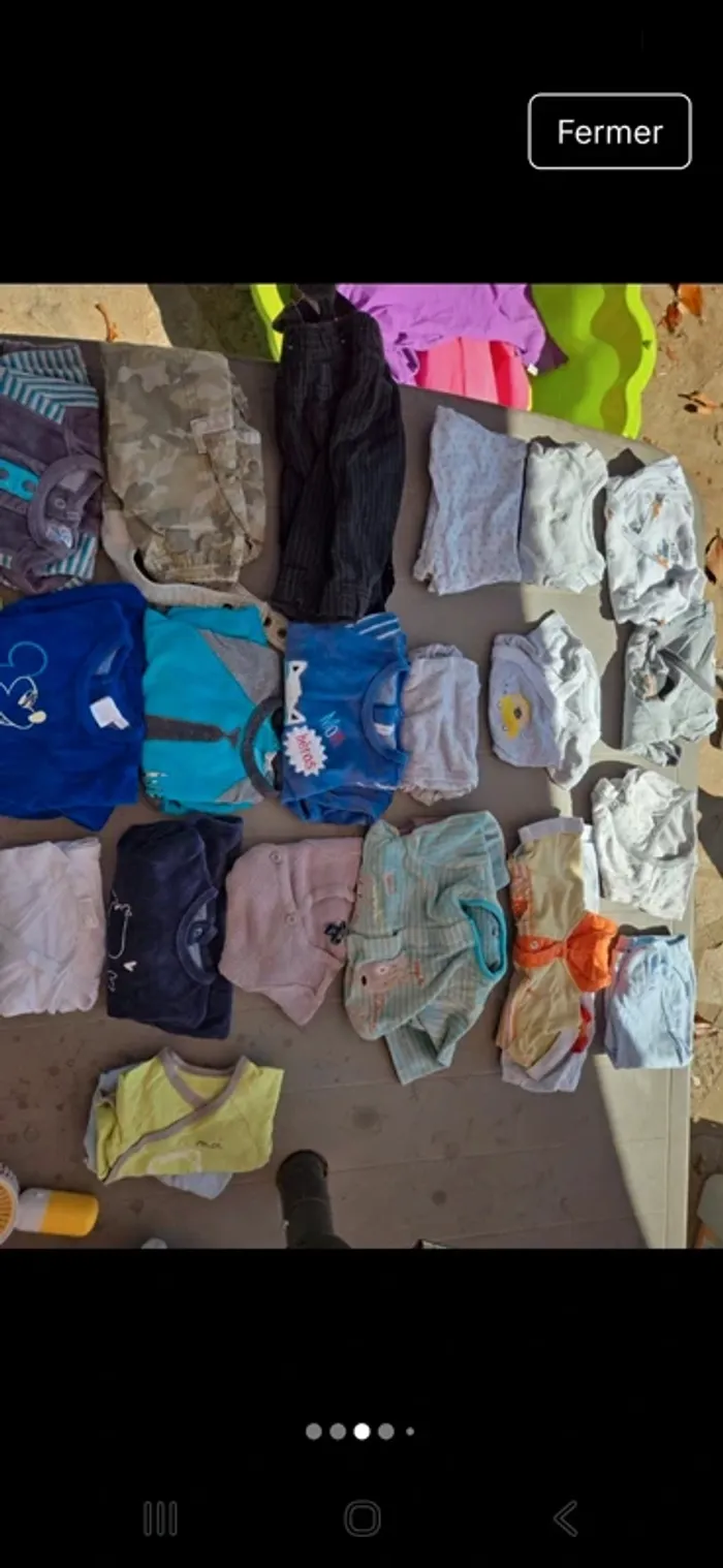 Gros lots de vêtements 1 mois garcon - photo numéro 3