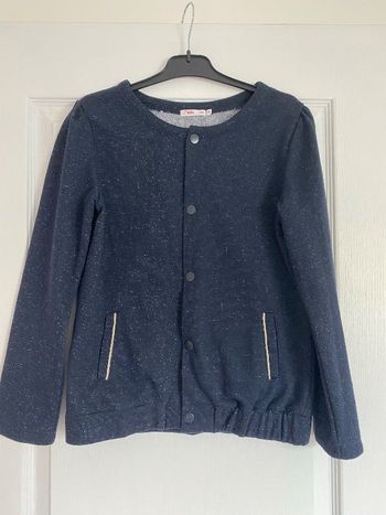 Gilet pressions fille