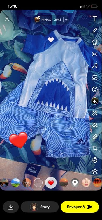 Ensemble adidas 12/18 moi 