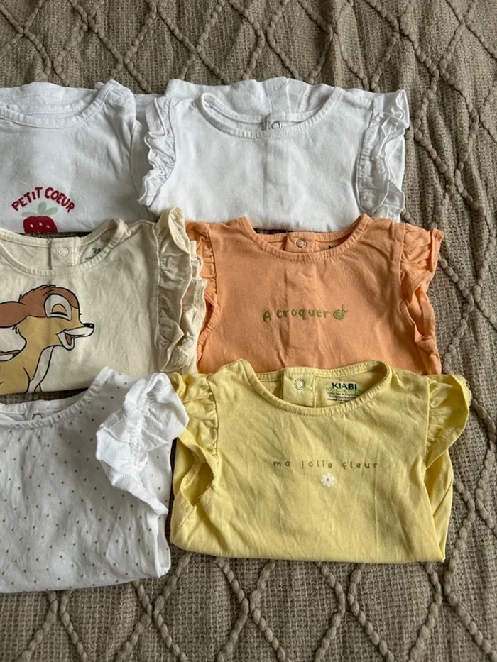 Lot tee shirt 3 mois kiabi - photo numéro 12