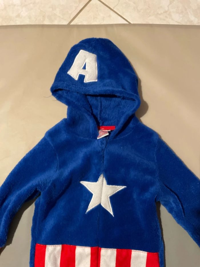 Combinaison Capitaine America 18 mois - photo numéro 2