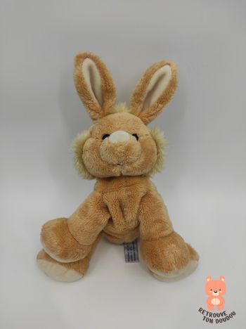 Peluche Lapin beige Heunec