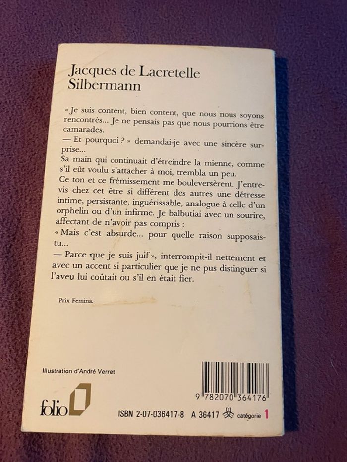 Silbermann - Jacques de lacretelle - photo numéro 2