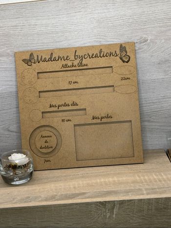 Gabarit attache tétine,porte clé, anneau de dentition,collier d’allaitement