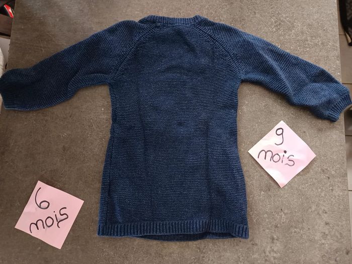 Robe pull marine 6/9 mois - photo numéro 3