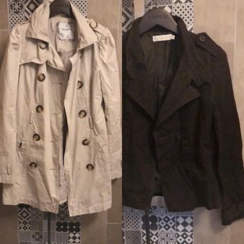 Trench beige Jennyfer + Trench court marron