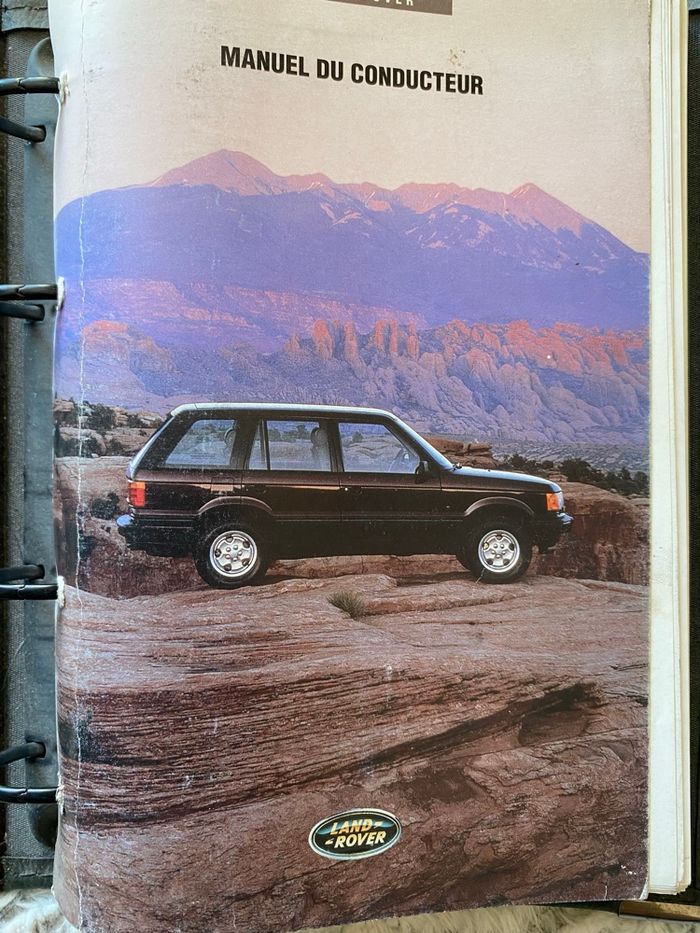 Manuel range Rover P38