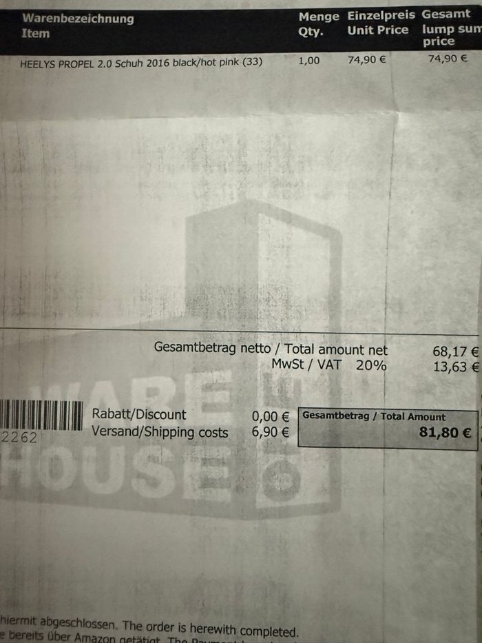 Heelys Propel 2.0 Baskets Basses, Noir (Black/Rose), 33 EU - photo numéro 8