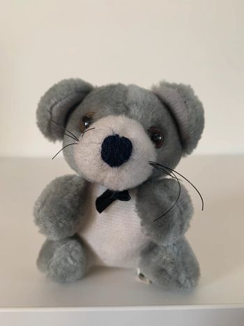 Peluche Petite Souris Grise