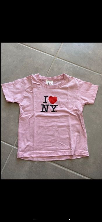 Tee shirt manches courtes | love New York 24/36 mois