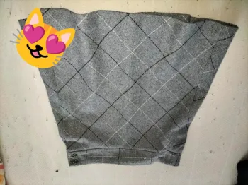 Jupe grise cfk 14 ans