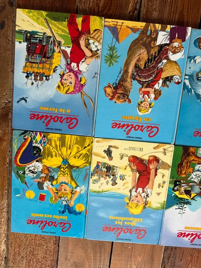 État bon - Blanc vintage - Lot de 6 livres bd albums Caroline Pierre Probst - photo numéro 2