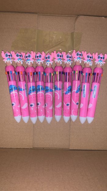 Stylo 10 couleurs Stitch