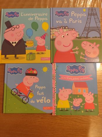 Lot de 4 livres Peppa Pig TBE