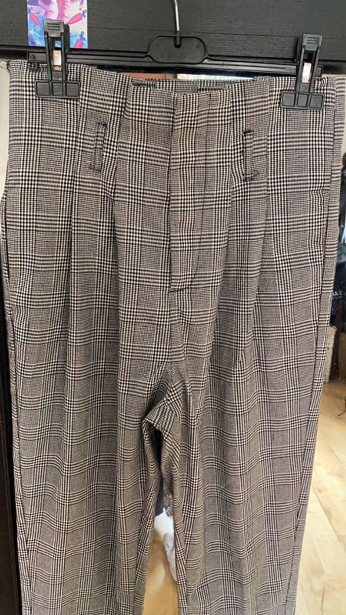 Pantalon carreaux drôle de copine - photo numéro 4
