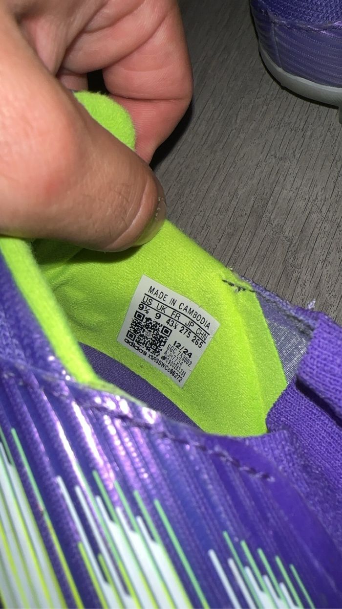 ADIDAS F50 Violette sans lacets - photo numéro 4