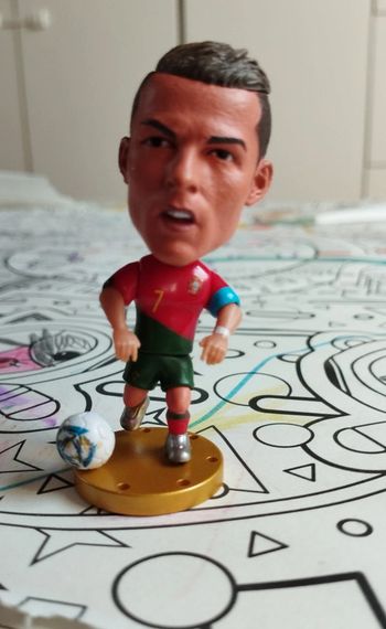 Petite figurine football neuve cristiano Ronaldo Cr7 Portugal