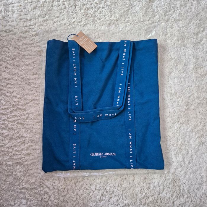 Tote bag neuf avec étiquette bleu marine - Giorgio Armani