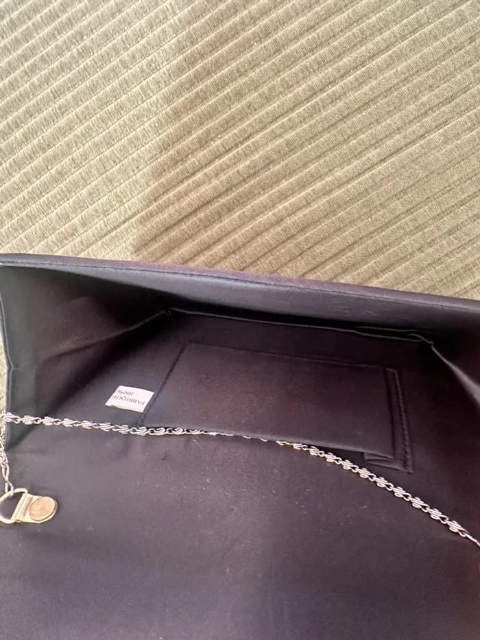 Sac satin noir - photo numéro 3