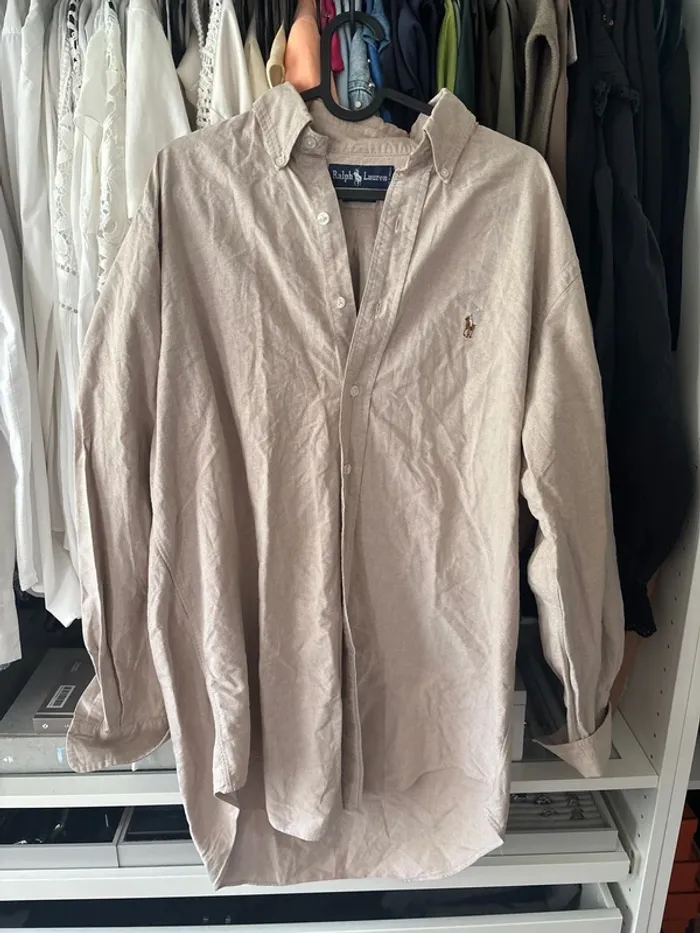 Chemise beige Ralph Lauren