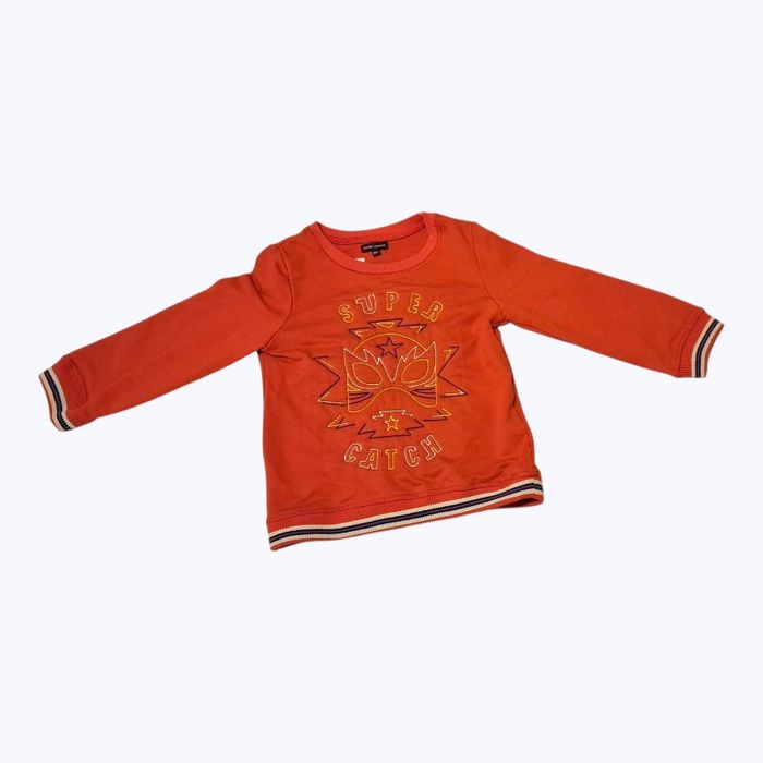 Sweat rouge super héros 4 ans Sergent Major