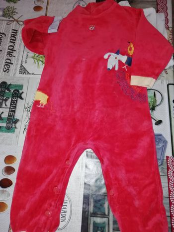 Pyjama 12mois rouge