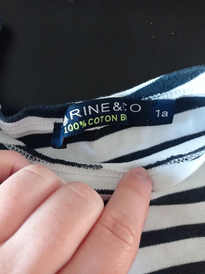 Lot de 2 tee-shirts manches longues 1 an - photo numéro 6