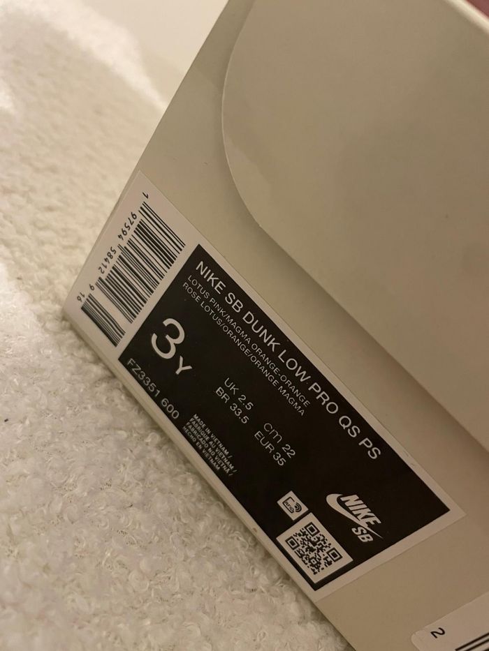 Dunk low super nana rose ,neuf . - photo numéro 9