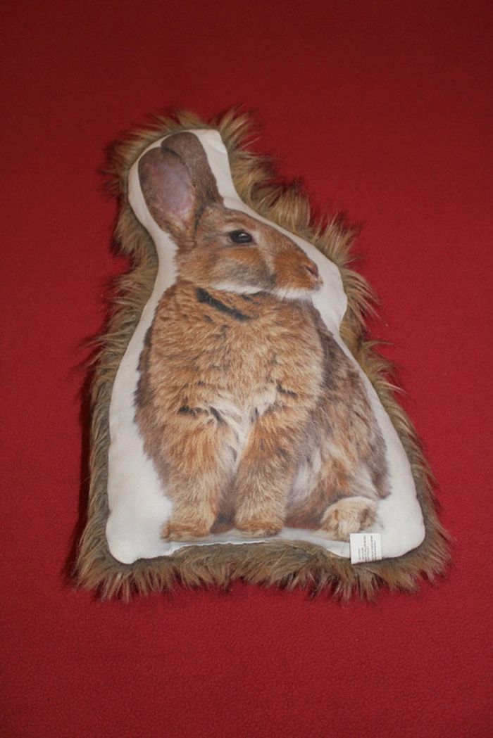 Coussin décoratif lapin - photo numéro 2
