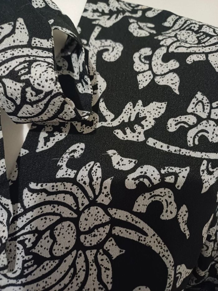 Robe noire chic à motifs Influencer taille S 36 - photo numéro 8