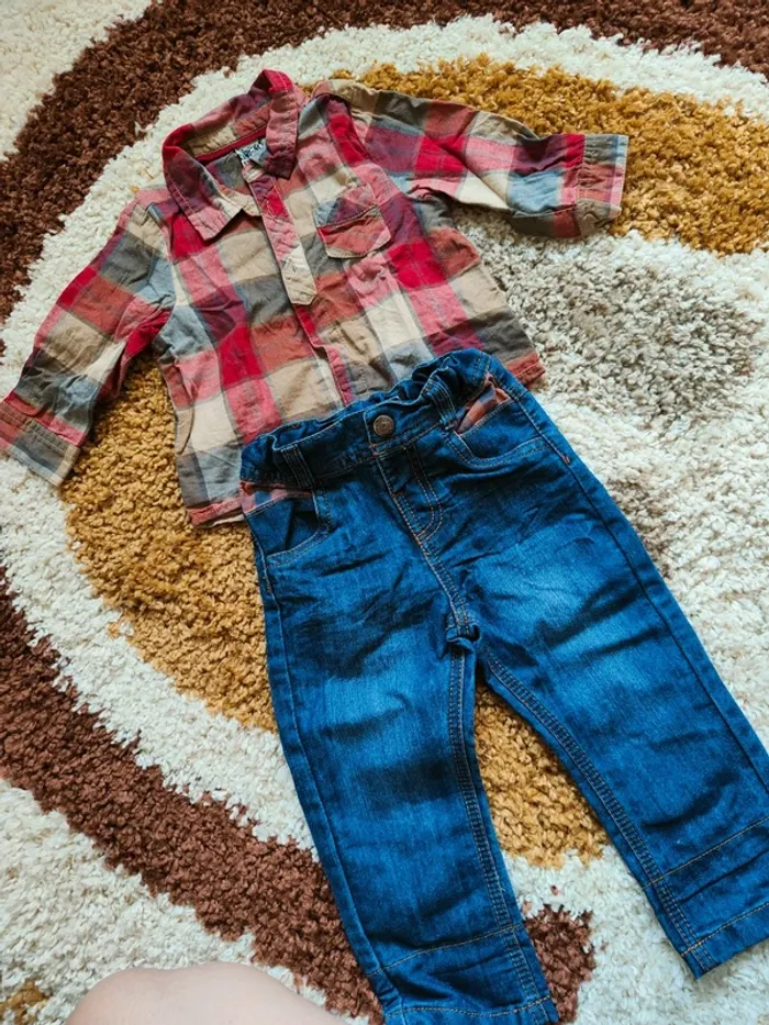 Ensemble jean et chemise