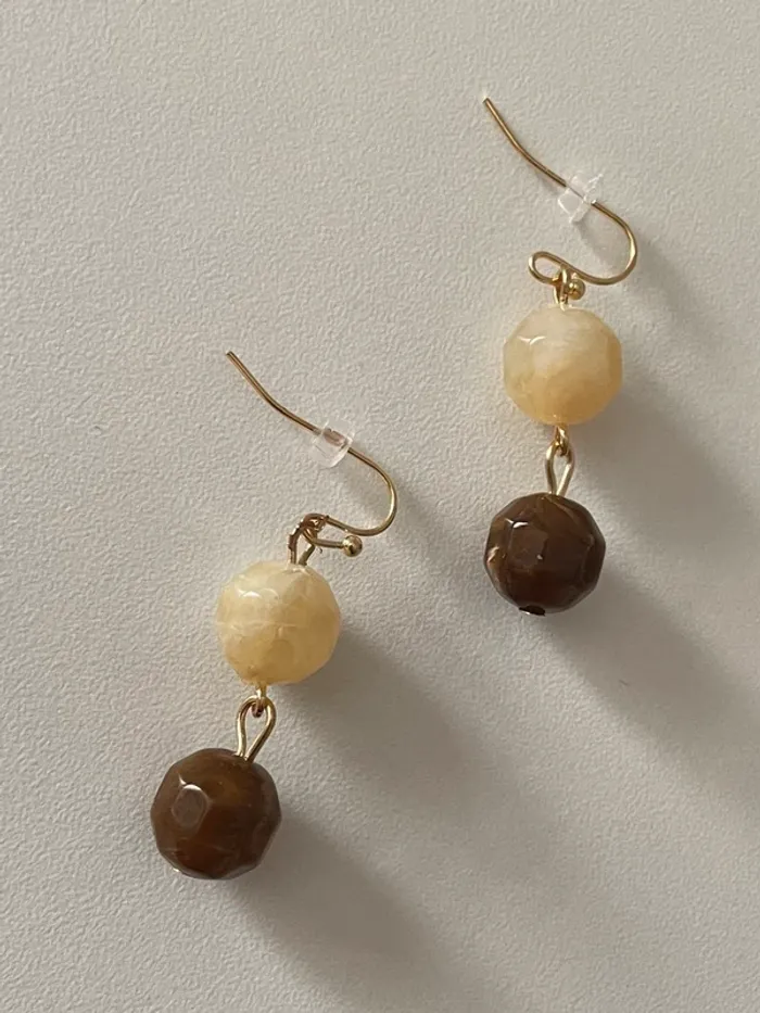 Boucle d’oreille Fantaisie Du groupe Maxmara intrend sans logo,sans étiquette. - photo numéro 2
