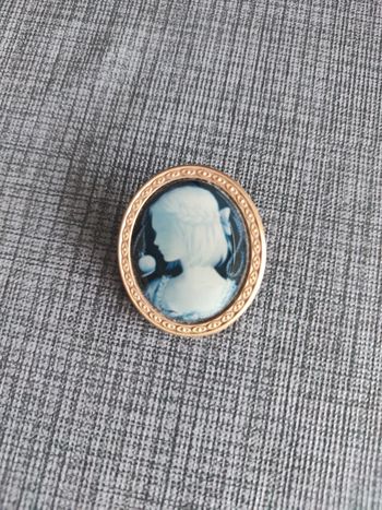 Médaillon Broche femme fantaisie