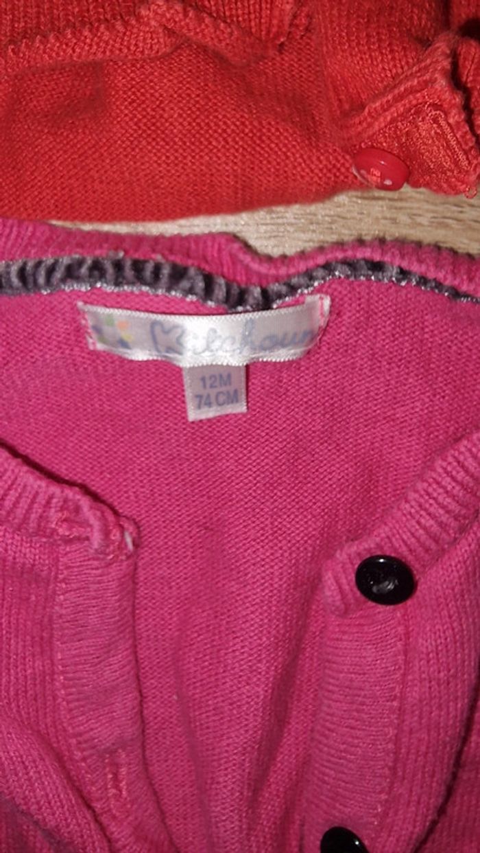 Lot 2 gilet 12mois - photo numéro 3