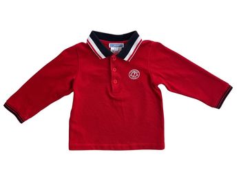 Polo rouge Jacadi en 18 mois (81 cm)