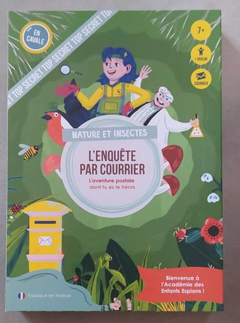 L'Enquête par Courrier - Nature et Insectes - Livre jeu sous emballage