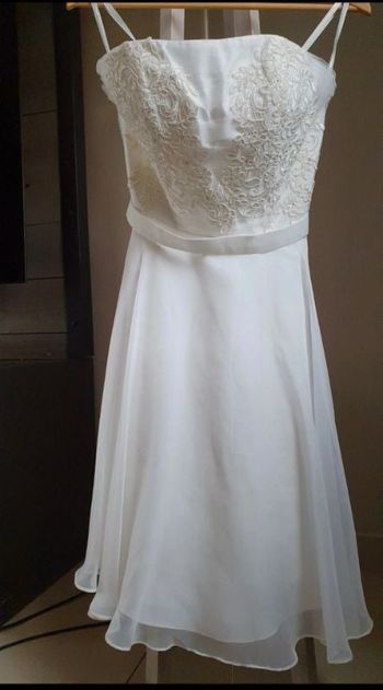 Robe de mariée courte