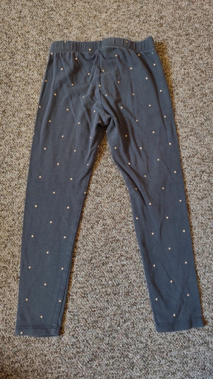 Legging 4 ans gris étoiles - photo numéro 3