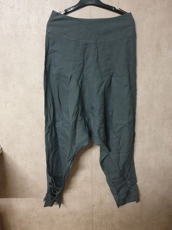 Pantalon sarouel fermeture zippé latéral