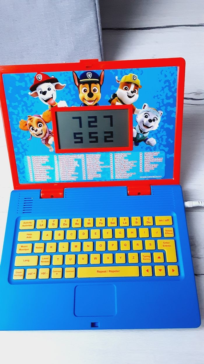 Jeu jouet Ordinateur éducatif bilingue Pat patrouille Paw patrol Lexibook - photo numéro 4