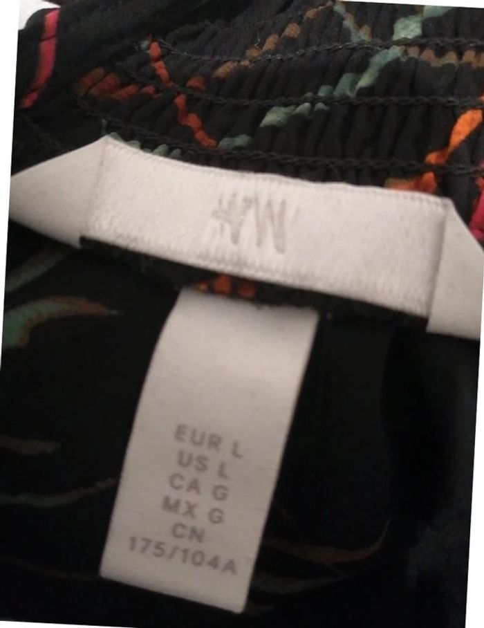 autre haut et t-shirt H&M multicolore taille L - photo numéro 5