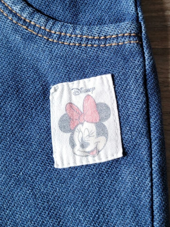 Ensemble t-shirt manches longues et legging effet jeans  taille 36 mois - photo numéro 7