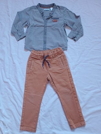 Ensemble chemise 24 mois