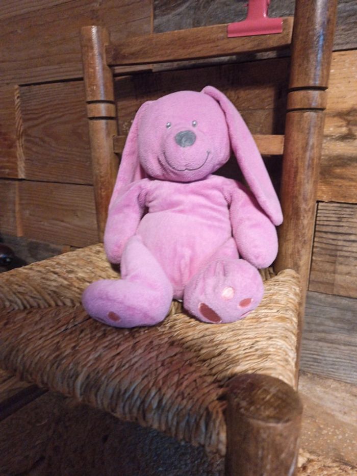 Peluche chien rose Simba toys tbe - photo numéro 3