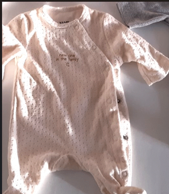 Pyjama Kiabi 0 mois, unisexe, beige, TBE