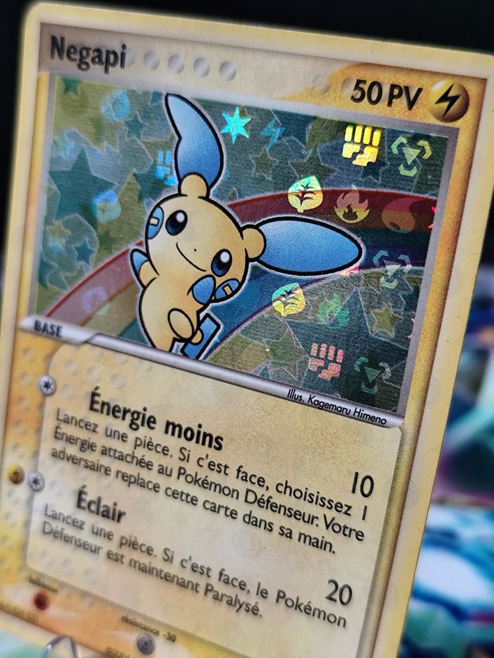 Carte pokémon 🇨🇵 Negapi 67/101 Holo ex Légendes oubliées - photo numéro 2